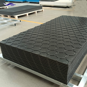 Grosir lembar plastik <span class=keywords><strong>Hdpe</strong></span> ramah lingkungan 4x8 tikar akses untuk tanah ekskavator perlindungan lumpur konstruksi jalan tikar sementara - Product Image 1