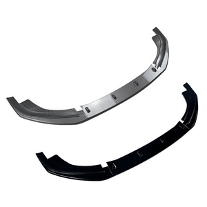 Kit de carrocería y alerón delantero Amp-Z para Volkswagen Golf Mk6 R 2008-2012 con acabado negro mate piano - Product Image 2