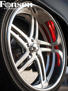 Cerchi Forgiati Personalizzati da 18, 19, 20, 22, 24, 26 Pollici in Alluminio 6061-T6 a 2 o 3 Pezzi per Ford Mustang, Dodge SRT Challenger, Chevrolet Corvette Cinque - Product Image 5