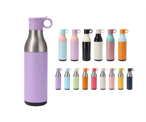 New Design Custom Logo 12oz Double Wall Stainless Steel Coffee Beer Vacuum Insulated Cola Cans <b>Water</b> Bottle with Straw Lid - Product Image 6