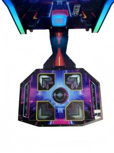 Macchina da Gioco Arcade a Gettoni Metal Mech Jazz per Bambini Dance Revolution Pump It Dance 2 Giocatori 110/220V KUBIXION - Product Image 4