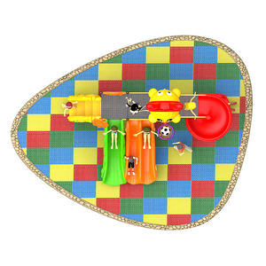 Aangepaste Kleuren Glijbaan Tuin <span class=keywords><strong>Plastic</strong></span> Glijbaan Voor Kinderen Speelhuis Buitenspeeltuin Multifunctionele Outdoor Pretpark Glijbaan - Product Image 3