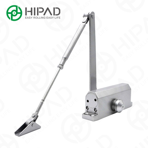 Cierrapuertas de Aluminio con Velocidad Ajustable, Sistema de Herrajes Todo en Uno para Puertas de Vidrio, Proyectos de Apartamentos y Villas - Product Image 5