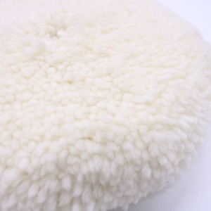 Double-Sided Wool <b>Polishing</b> Disc 240Mm With Threaded Hole High Density For <b>Car</b> Detailing - Product Image 4