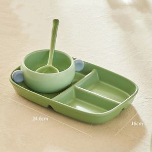 Juego de <span class=keywords><strong>desayuno</strong></span> <span class=keywords><strong>infantil</strong></span> con cuencos de doble oreja y cucharas de cerámica - Product Image 6