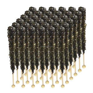 Fabricant de bonbons en gros OEM, sucettes artisanales colorées en cristal de roche, bâtonnets de 17g, saveur <span class=keywords><strong>fruit</strong></span>ée, emballage en bouteille - Product Image 1