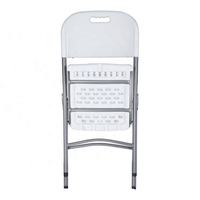 Chaises pliantes d'extérieur pour mariage, hôtel, jardin, banquet, location, en plastique et métal – Offre spéciale