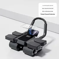 Roue abdominale intelligente à quatre roues, rebond automatique, réglable sur 3 niveaux, pour la réduction de la graisse abdominale, entraînement à domicile