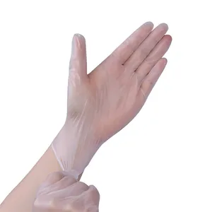 Wholesale Cheap Kitchen Household S/M/L/XL Food Grade Powder Free PVC Vinyl Examination Hand Gloves