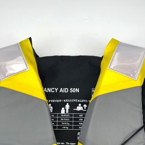 سترة نجاة للسباحة بشعار مخصص من قماش أكسفورد للأنشطة المائية الخارجية مثل ركوب القوارب وصيد الأسماك والسباحة - Product Image 3