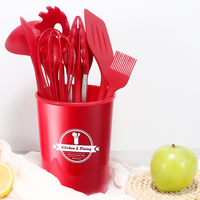 Vente en gros directe d'outils de cuisine, accessoires de cuisine en silicone, ensemble d'ustensiles de cuisine, logo personnalisé, commande minimum 1000