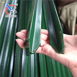 黒塗装ファームフェンスメタルポストホットディップ亜鉛メッキスターピケットスチールフェンスYポスト - Product Image 5