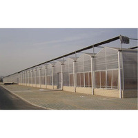 Commerciële Grote Agrarische Kas Met Auto Blackout Systeem Polycarbonaat Blad Licht Deprivatie Cover Groene Kleur