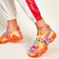 Sepatu Kets Lari Wanita, Sneaker Putih Kasual Modis untuk Anak Perempuan