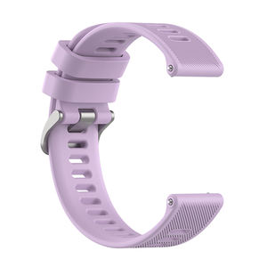 Pulsera de silicona de 20mm de fábrica, correa de reloj de repuesto, <span class=keywords><strong>correas</strong></span> de reloj de goma, correa para <span class=keywords><strong>Garmin</strong></span> <span class=keywords><strong>Forerunner</strong></span> <span class=keywords><strong>55</strong></span> 158 - Product Image 4