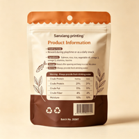 Sacs Doypack personnalisés brillants pour aliments pour animaux de compagnie, étanches en BOPP avec fermeture éclair, haute qualité pour friandises réutilisables pour chiots, chiens et chats, qualité alimentaire