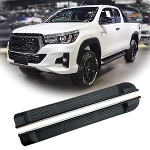 Estribos Fijos de Aleación de Aluminio para Hilux Revo de 2 Puertas |   Estilo Deportivo, Fácil Instalación, Reemplazo al por Mayor - Product Image 1