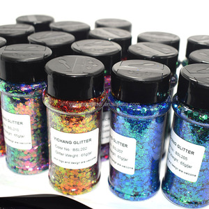 Glitter Cangiante Camaleonte Viola-Blu 65g in Bottiglia Shaker, Mix di Glitter Cangiante per Artigianato, Unghie, Resina, Scrapbooking - Product Image 5