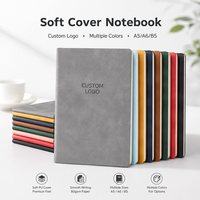 Libreta de Planificación Promocional con Cubierta de Cuero PU Suave, Personalizable con Logotipo OEM, Papel de Escritura Suave de 80 g/m², Tamaños A5, A6, B5, para Pedidos al por Mayor, Regalo Corporativo