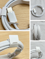Cable de Carga Rápida Tipo C de 60W Original de Fábrica, Cable de Datos USB C con Cable Trenzado para iPhone 17 Pro 16 15 14