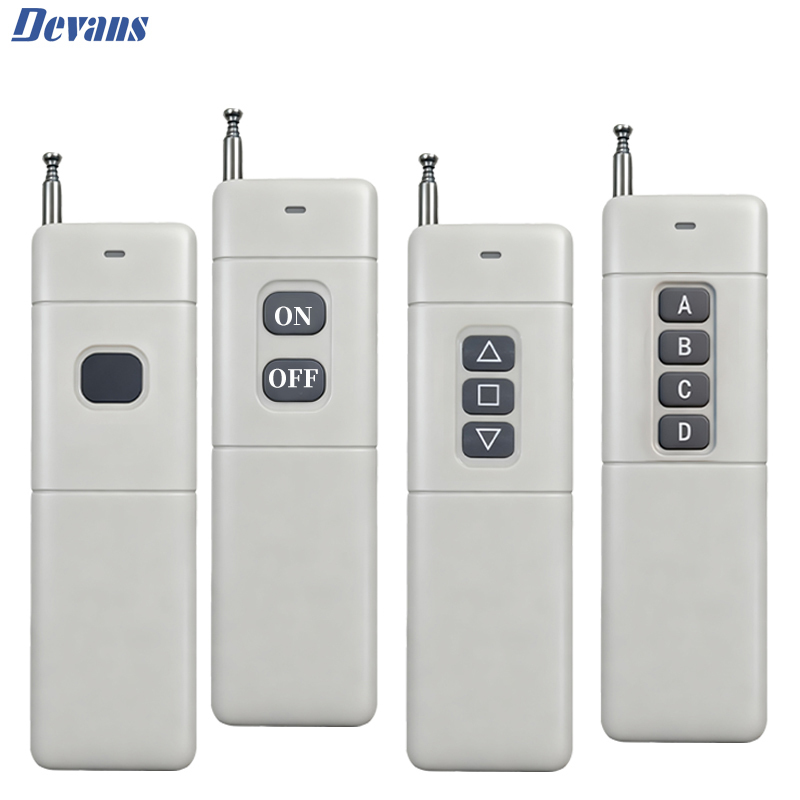 <strong>3000m</strong> <strong>Long</strong> <strong>Range</strong> <strong>Remote</strong> 433.92MHz 315Mhz1/2/3/4Buttons Wireless <strong>Remote</strong> <strong>Control</strong> Transmitter 1527 Learning Code for Access <strong>Control</strong>