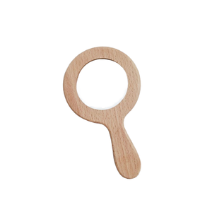 Logo personnalisé Loupe en <span class=keywords><strong>bois</strong></span> naturel Style mignon Jouets éducatifs de plein air en <span class=keywords><strong>bois</strong></span> de hêtre Technique polie pour enfants bébés - Product Image 4
