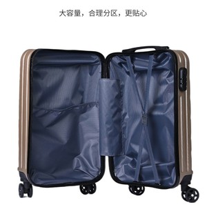<span class=keywords><strong>Valise</strong></span> de voyage à roulettes <span class=keywords><strong>grande</strong></span> <span class=keywords><strong>taille</strong></span> 20 pouces pour étudiants et adultes, avec fermeture éclair, pour le transport transfrontalier - Product Image 3