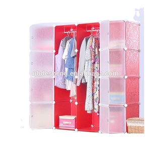 Custom Color <strong>Portable</strong> Diy Clothes Foldable Cabinet Plastic Organizer <strong>Wardrobe</strong> Cube Closet Plastic <strong>Wardrobes</strong> for Clothes - Product Image 6