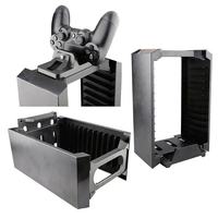 Boîtier de rangement pour disques de jeu PS4, support de collection pour manettes PS4