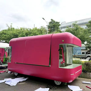 Net rouge Wenchuang voiture marché de nuit Place salle à manger café remorque scénique zone collation boisson acier inoxydable utilisé crème glacée vente voiture - Product Image 6