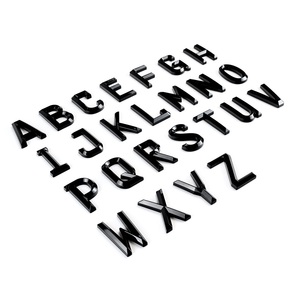 Plaque d'immatriculation de voiture en acrylique teinté 4D personnalisée avec films réfléchissants jaunes et blancs - Product Image 3