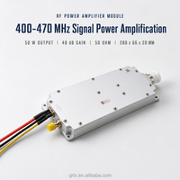 Module amplificateur de puissance RF personnalisable GUORESOUN 13W 25W 50W 400-470MHz avec boîtier en alliage d'aluminium pour systèmes répéteurs de talkie-walkie