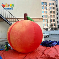 Modèle de pêche gonflable géant réaliste pour la publicité en supermarché, les défilés de festivals et la décoration extérieure