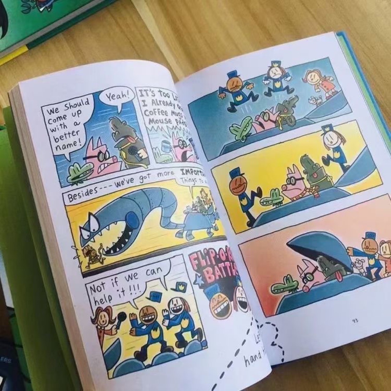 Dog Man 18 Books Set for Children - Color Hardcover Comics & OEM