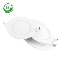 Éclairage intérieur, protection des yeux, forme ronde, encastré, panneau lumineux LED 15W