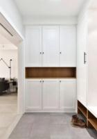 Armoire de rangement de chaussures en bois avec étagère WQ personnalisé entrée salon fabricant de meubles