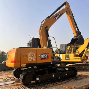 Used <b>Excavators</b> Sany SY135C sy135 Second Hand 13 ton 14 ton 13.5 ton <b>Machinery</b> Equipment CE Certified Isuzu Engine - Product Image 1