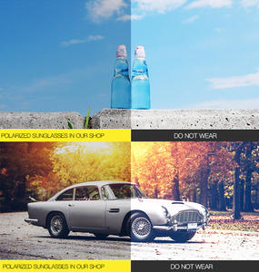 Gafas de Sol de pesca polarizadas para hombre con cadena de gafas para hombre y mujer, gafas de sol para conducir, senderismo, pesca, gafas antideslumbrantes UV400 - Product Image 2