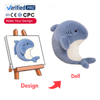 Boneka mewah 20cm buatan khusus membuat desain Anda sendiri mainan mewah kustom Plushie hewan kualitas tinggi