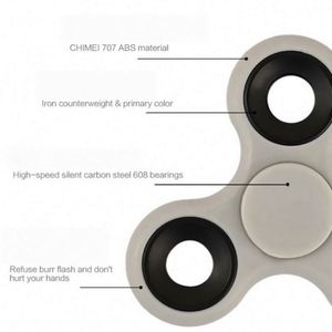 Gyroscope sensoriel anti-stress en plastique personnalisé avec logo pour enfants et adultes, jouet sensoriel pour soulager l'anxiété et l'autisme, idéal pour un anniversaire - Product Image 3
