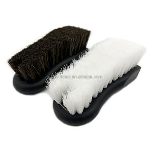 Nuevo Premium Auto Detailing Car Care Productos de limpieza interior Cepillo de limpieza de cuero de cerdas largas de nailon PP - Product Image 6