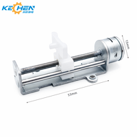 Actionneur linéaire captif de 15 mm, moteur pas à pas, course de 45 mm, 68 mm, 77 mm, 90 mm avec curseur en plastique