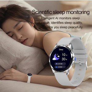 Montre connectée pour femmes FW45 1.32 pouces AMOLED BT5.0 NFC HC3605 AB5691G IP67 Moniteur de bien-être HRV O2 Wellness Wearfit Pro - Product Image 4
