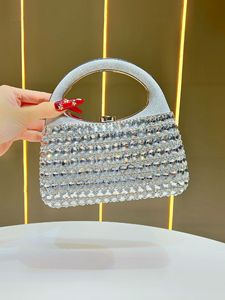 Sacs de soirée élégants pour femmes, pochettes de luxe ornées de diamants pour mariage et fête, sacs fourre-tout en cristal pour femmes, sacs à main élégants pour soirée - Product Image 2