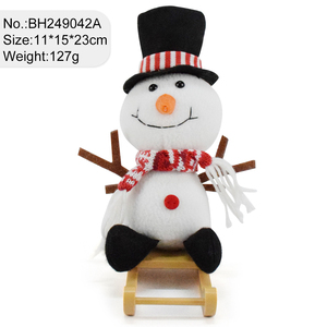 هدايا عيد الميلاد Boheng هدية صغيرة أفخم دمية navifdad الحلي التزلج عيد الميلاد ثلج لديكور المنزل - Product Image 5