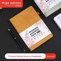 En stock, carnet A4 pour Amazon, carnet ligné en PU avec largeur d'écriture épaissie de 0,5 mm, carnet à sangle animale, corps en plastique