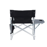 Chaise de Réalisateur Pliante Portable d'Extérieur Compacte et Gain de Place avec Table Latérale