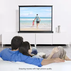 40 inch 4:3/16:9 Mini Table Projector Screen HD Matt White Portable Tabletop Projection Screen for LED/LCD/DLP projectors