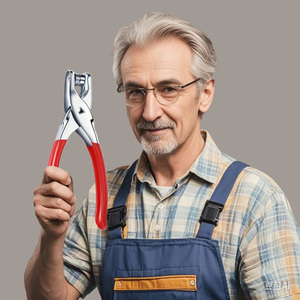 Kit d'outils pour boutonnières, <span class=keywords><strong>Pince</strong></span> à perforer manuelle portable, <span class=keywords><strong>Pince</strong></span> à rivets manuelle, <span class=keywords><strong>Pince</strong></span> à œillets métalliques de 12 mm, <span class=keywords><strong>Pince</strong></span> à œillets - Product Image 6