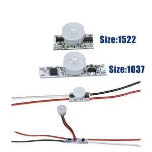 5v 12v 미니 Led Pir 적외선 광선 모션 센서 바디 스위치 자동 지능형 조명 모션 라이트 스위치 실내